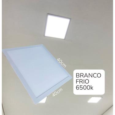 Imagem de Plafon Painel Led Embutir 36w 40x40 Slim Bivolt
