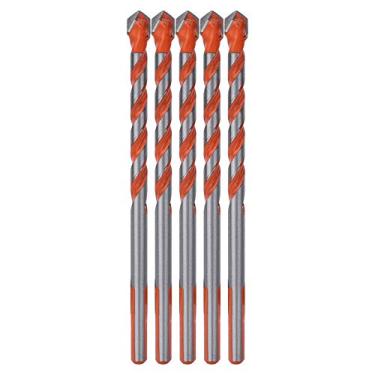 Imagem de Broca, Broca Rotativa Triangular, 5 Peças, 6mm, Multifuncional, Concreto, Cimento, Perfuração de Telha de Vidro, Conjuntos de Chave de Fenda
