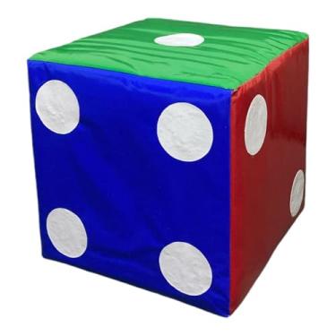 Imagem de Cubo Dado Gigante Com Pontos Em Espuma Brinquedo Educativo