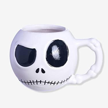 Imagem de Caneca Jack Skellington Duas Faces 3D 450ml - Zona Criativa