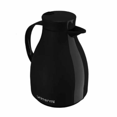 Imagem de Garrafa Térmica de 1 Litro, Bule Paris com Gatilho. Preta.