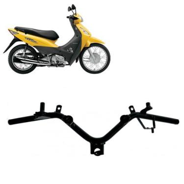 Imagem de Guidão Biz 125 Original 2004 2005 2006 2007 2008 Preto - MA Motos