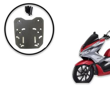 Imagem de Bagageiro Suporte para baú superior Honda PCX 160 2022 2023 Preto - Aw