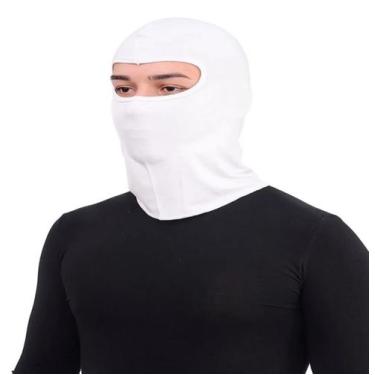 Imagem de Balaclava Touca Ninja Motoqueiro Máscara Tática - Vinha Fashion, Branc