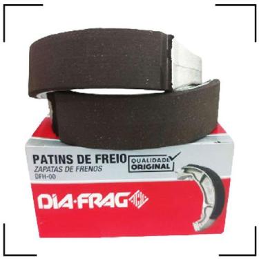 Imagem de Lona Patim Freio Traseiro Cbx 200 Strada 1993 A 2003 Diafrag