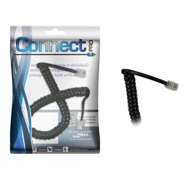 Imagem de Cabo Fio Espiral Telefone Fixo Alta Qualidade Original Cpro - CONNECT 