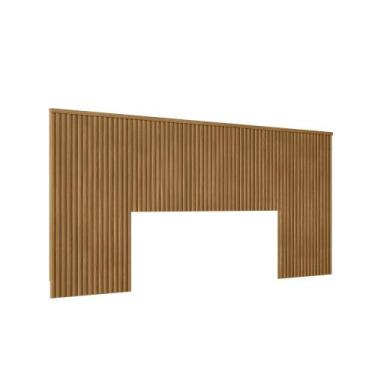 Imagem de Cabeceira Casal em Ripado Ilhabela com Frame Linea Brasil, Nature Fosc