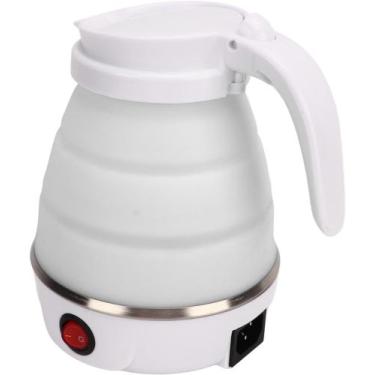 Imagem de Chaleira Elétrica Jarra Dobrável De Silicone 600ml Portátil - Vijodi