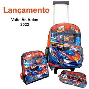 Imagem de Mochila Escolar Kit Infantil Fast Machine Fm3501Kt - Sh8