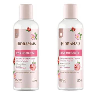 Imagem de kit 2 Óleo Desodorante de Banho Corporal Com Colágeno Hidramais Rosa M