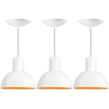 Imagem de Kit 3 Luminária de Teto Pendente Para Quarto Sala Cozinha - Ilustre La