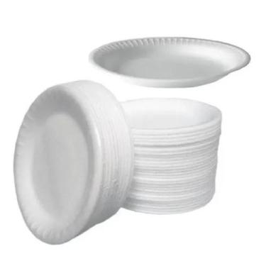 Imagem de 400 Prato Isopor Térmico Redondo 15Cm Fundo Copobrás (1Cx) - Ultra