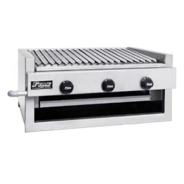 Imagem de Chapa Grelha Char Broiler Fire Gg60 a Gás de 59x50cm