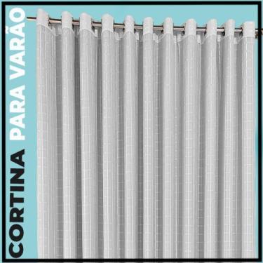 Imagem de cortina blackout Mix corta luz 8,00 x 2,40 c/voal bege - Bravin Cortin