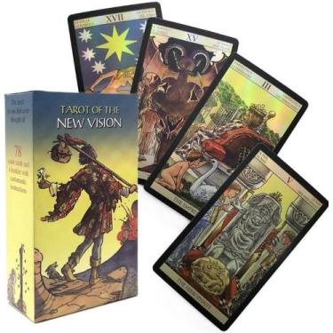 Imagem de Tarot Of The New Vision Deck Holográfico Tarô Nova Visão De Rider Wait
