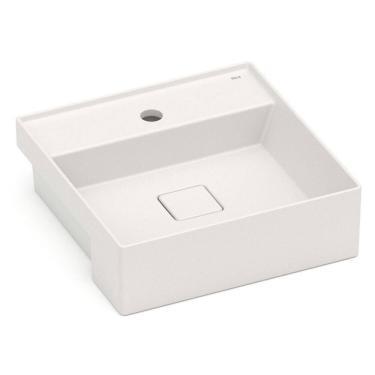 Imagem de Cuba de Semi Encaixe 400cm X 400cm com Mesa T10 Terra Roca Bege