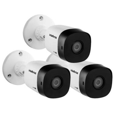 Imagem de Kit 3 Câmeras Multi HD 1 Megapixel 2.8mm 20m vhc 1120 B Intelbras