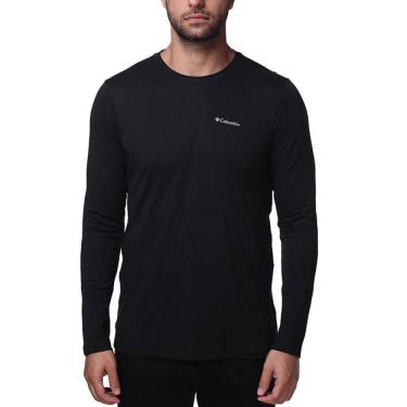 Imagem de Camiseta Manga Longa P Masculina Columbia Azul Marinho