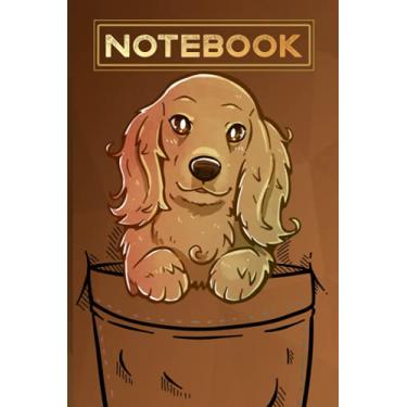 Imagem de Happy English Cocker Spaniel Notebook: Cute Dog artwork Blank Lined Journal