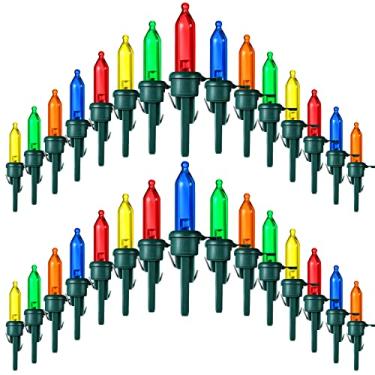 Imagem de Lâmpada de substituição de LED de Natal grande angular Lâmpada de Natal LED Lâmpada de Natal externa Lâmpada de substituição Mini Lâmpada de LED para festa de árvore de Natal jardim (240, vermelho, amarelo, verde, azul, laranja)