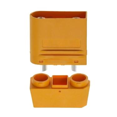 Imagem de 1 Peça, XT120-M, Plugue De Aeromodelismo, Pinos De Sinal Duplo, Placa De Prata/plugue De Ouro, 60A, IP40, XT120 (2 + 2) Macho Amarelo, UL94V0