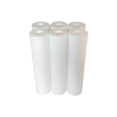 Imagem de Kit 6 Elemento Filtrante Polipropileno Ranhurado 9 3/4 X 2 - All In Fi