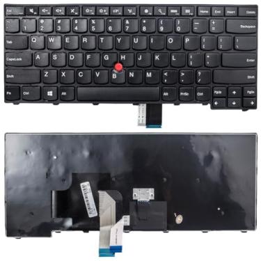 Imagem de QRFAX Teclado de laptop de substituição para Lenovo ThinkPad T431 T431S E431 T440 T440P T440S E440 L440 T450 T450S T460 (não compatível com T460P T460S) L450 L460 L470 T4400 E sem luz de fundo
