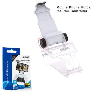 Imagem de Suporte Celular Controle Ps5 Playstation 5 Ajustável Rotação - Dobe