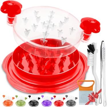 Imagem de Triturador de frango para torcer grande, triturador de peito de frango multifuncional com pincel e suporte de cebola para fatiar e pinça de cozinha, triturador de carne para peito de frango e vegetais