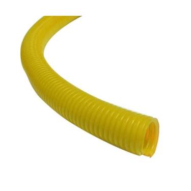 Imagem de Kable Kontrol Tubo de tear de fio dividido colorido de 2,5 cm de comprimento e 6 m de comprimento - Capa de conduíte de fio amarelo para cabos - Tubo corrugado e protetor para fios automotivos -
