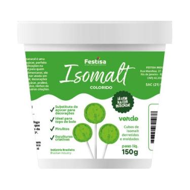 Imagem de Isomalt Festisa 150g - Colorido, Verde