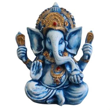 Imagem de Estátua estatueta Lord Deusa Ganesha Meditação Abre Caminhos