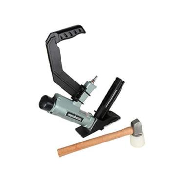 Imagem de Metabo HPT Grampeador de piso, pregos pneumáticos Pro-Preferred em ferramentas de piso, grampeador elétrico com alça removível de longo alcance, calibre 15,5, grampos de 1/5.1 cm, comprimento 2.5 cm a
