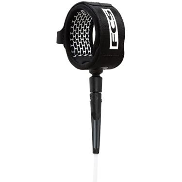 Imagem de Corda para prancha de surfe FCS Essential Comp 1,8 m (branca/preta)