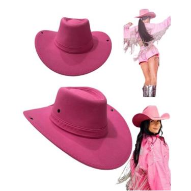 Imagem de Chapéu Country Ana Castela Boiadereira Rodeio Cowboy Sertanejo Vaqueja