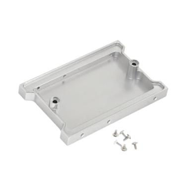 Imagem de simhoa Placa de cauda de metal, peças de acessórios de substituição de modificação, tachinha para 1/12 mn99s mn98 rastreador, veículo modelo hobby, Prata