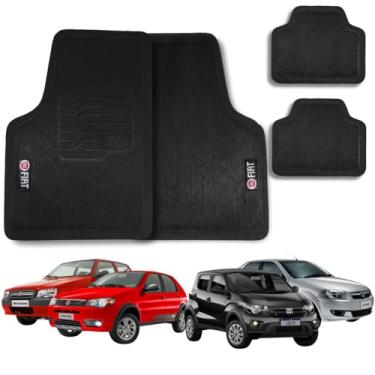 Imagem de Tapete De Borracha Bordado Compativel com Fiat Palio 96 97 98 99 em diante