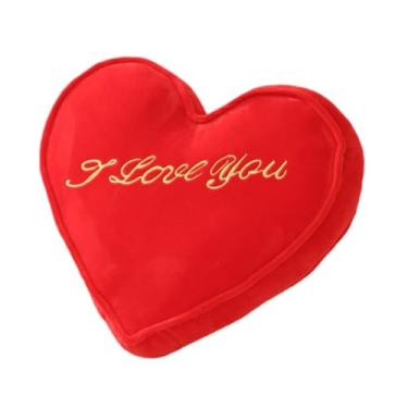 Imagem de Ｂｅｓｇａ Doce coração do dia dos namorados, travesseiro pp algodão cheio de almofada de coração vermelho para o casamento do dia das mães