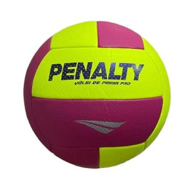 Imagem de Bola Vôlei de Praia Penalty Pro X, Amarelo, Rosa