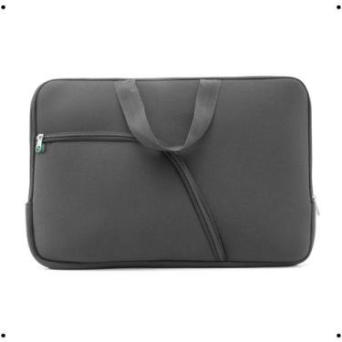 Imagem de Pasta Case Preta Capa Notebook Com Bolso 14/15/17 Polegadas Bolsa Resi
