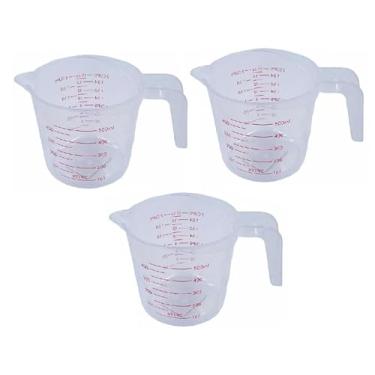 Imagem de Jarra Medidora De Plástico 500 Ml(3PCS)