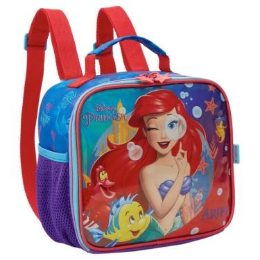 Imagem de Lancheira Térmica Ariel Sereia Disney Escolar Princesa Girls - Princes