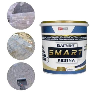 Imagem de Smart Resina Impermeabilizante Multiuso Incolor 5 em 1 Elastment 900ML