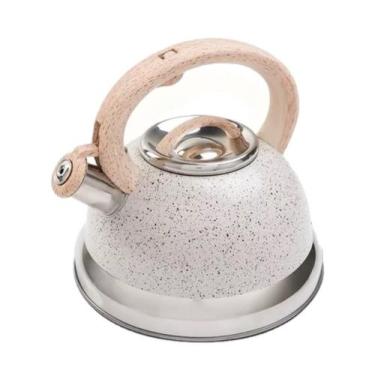 Imagem de Chaleira C Apito Tampa Alça 2,7l Fogão Induçãovanila - Brinox
