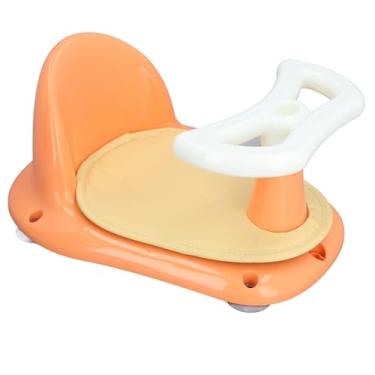 Imagem de Naroote Folha de Banheira de bebê, Folha de Banho Infantil Removível Estável Resistente a Skid 4 Xícara para o Banheiro do Hotel (Laranja)