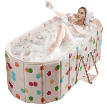 Imagem de Banheira portátil de mergulho a frio, banheira de gelo para atletas, banheira isolada com suporte de proporção dourada, tanto em ambientes internos quanto externos são aceitáveis