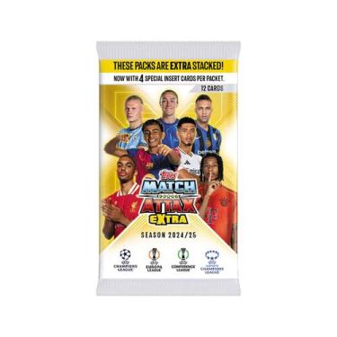Imagem de Booster Pack Topps Match Attax Extra 2025 Com 12 Cards