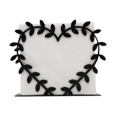 Imagem de Llazsybz Porta-guardanapos de Mesa, Dispensador de Papel Vertical, Dispensador Moderno Independente para Sala de Jantar, Estilo Rústico, Bar, Festa, Style D, Tamanho real