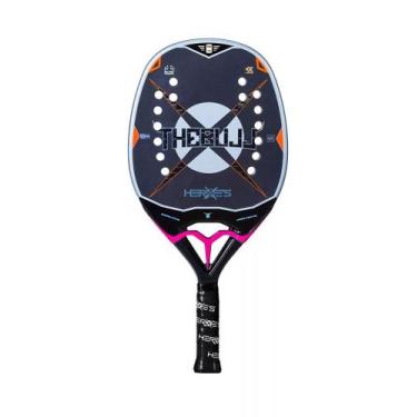 Imagem de Raquete de Beach Tennis Heroes The Bull Com Tratamento Carbono 12k