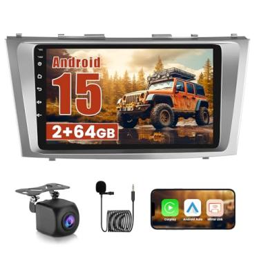 Imagem de Realdio Android 15 estéreo de carro de 2 + 64 GB para Toyota Camry 2006-2011 (com JBL) com Carplay sem fio Android Auto, rádio com tela sensível ao toque de 9 polegadas para Camry com Bluetooth EQ GPS